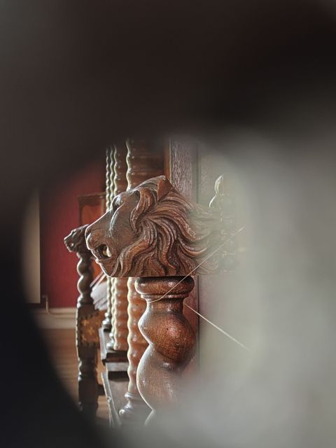 Château de Preisch - Moselle Trois Frontières - Lions sculptés
