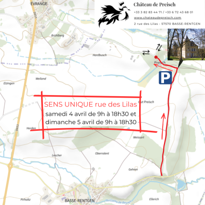 plan sens unique et parking