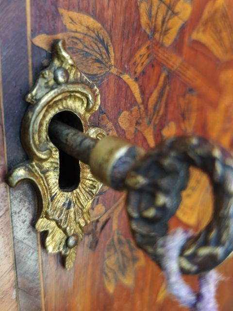 Château de Preisch - Moselle Trois Frontières - Détail serrure
