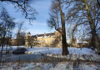Château de Preisch - Moselle Trois Frontières - château neige